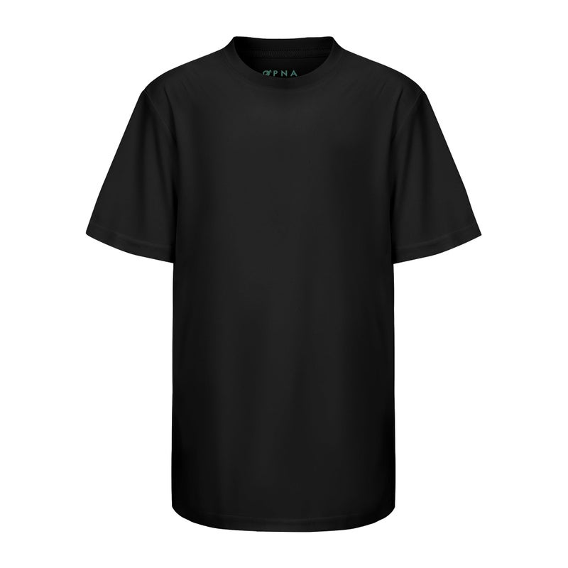 Opna Youth Boys Dri Fit Athletic T Shirts for Boys & Girls Sports Undershirt â€“ Youth & Teen Sizes Black-L - Image 2